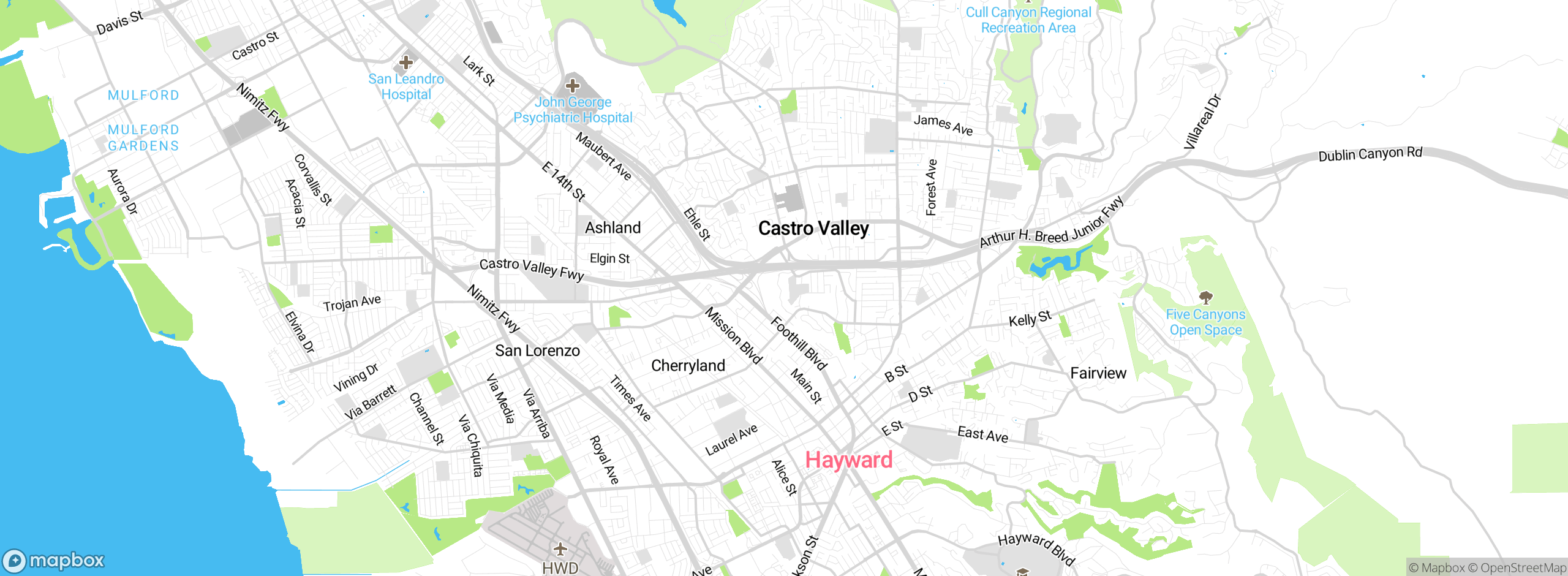 Map showing approximate location