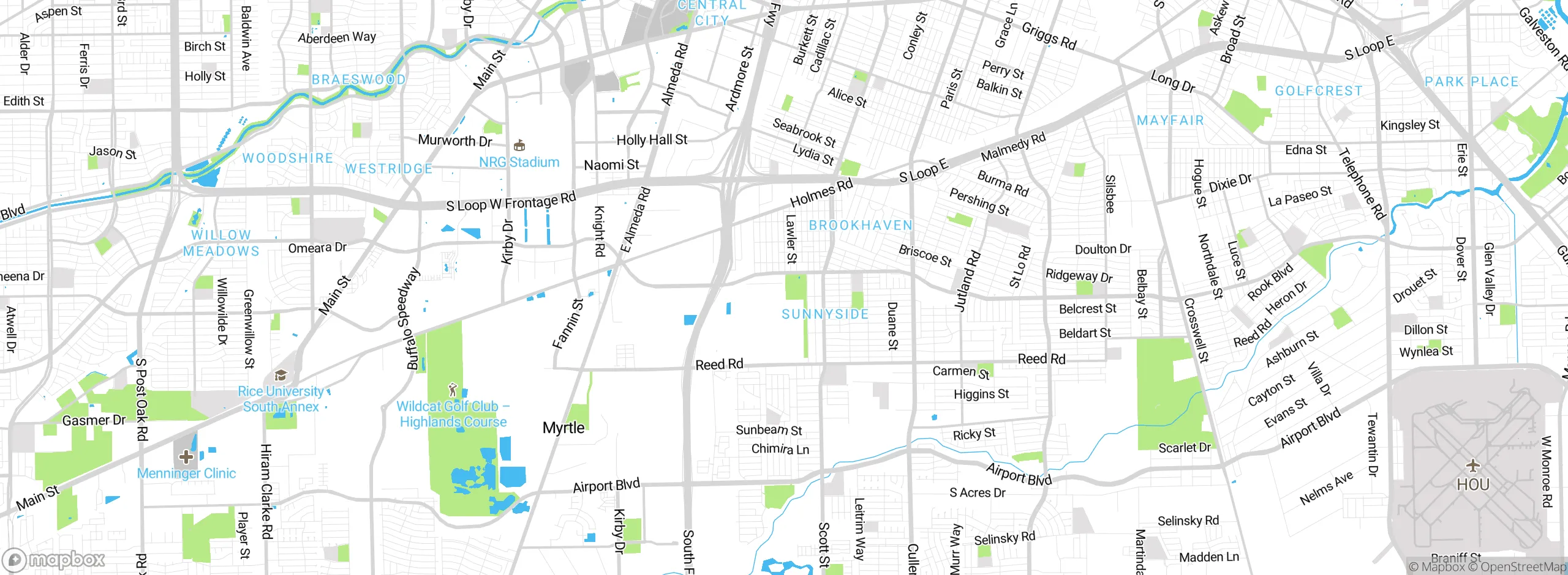 Map showing approximate location