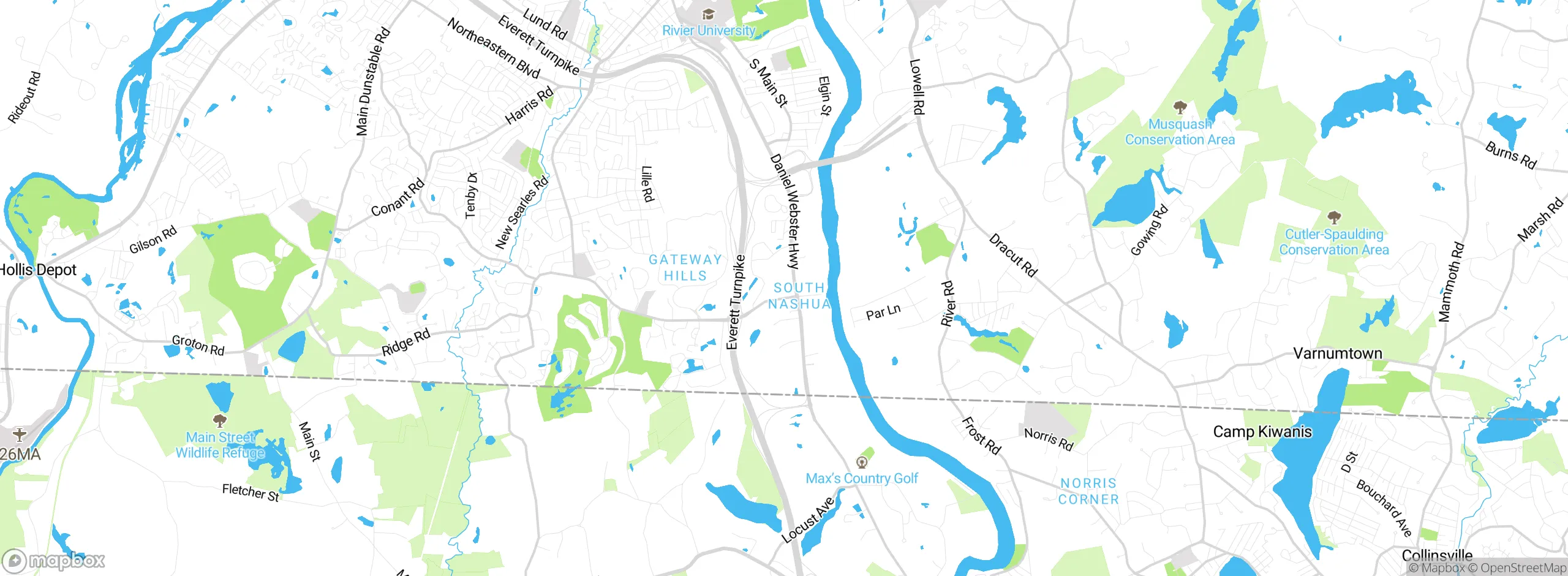 Map showing approximate location