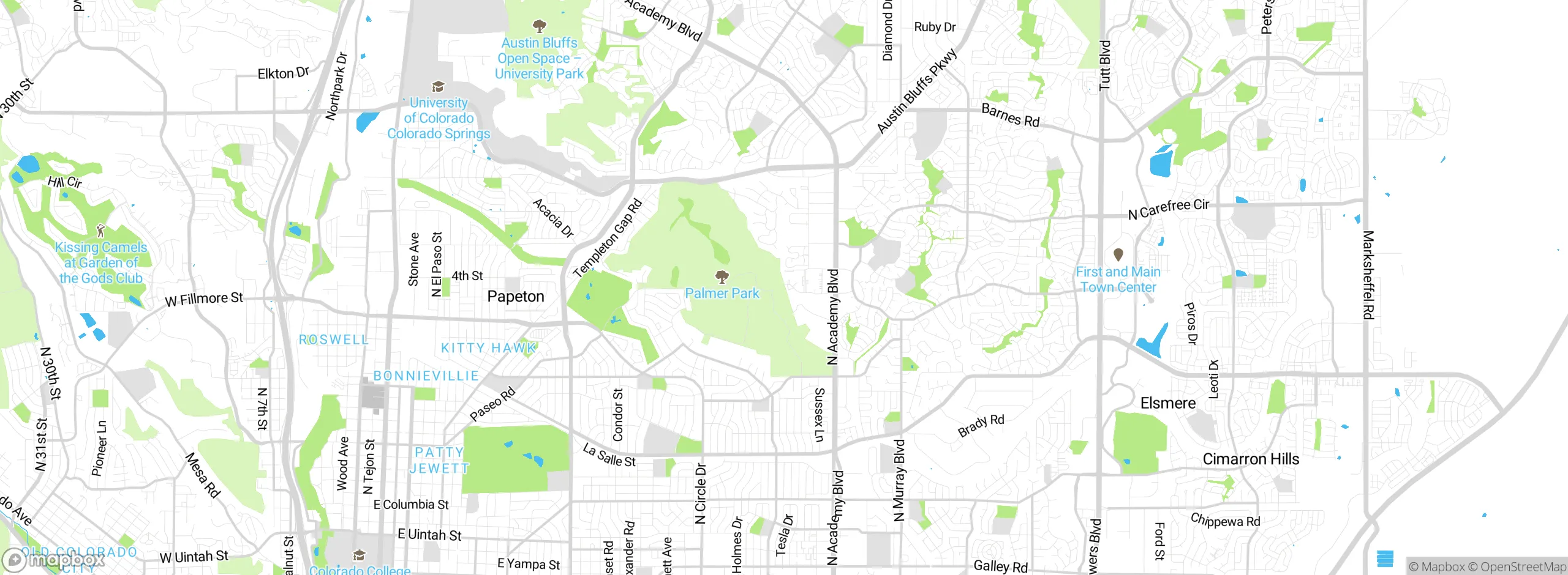 Map showing approximate location