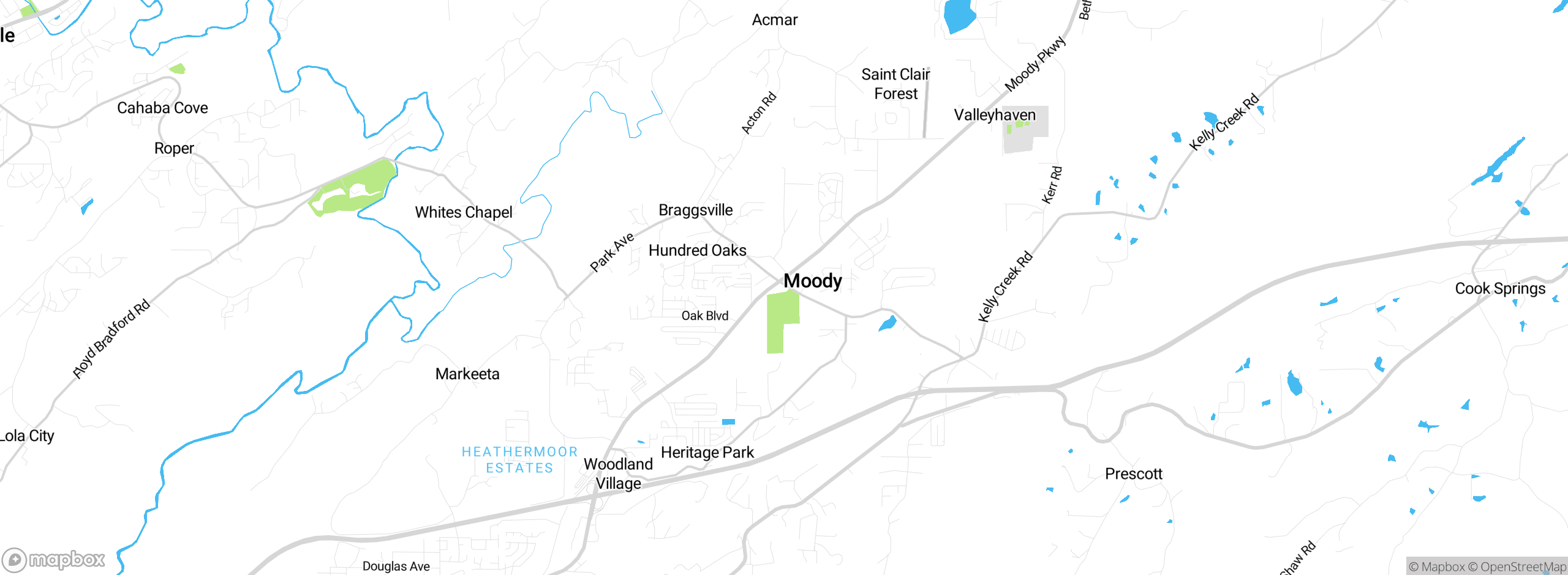 Map showing approximate location