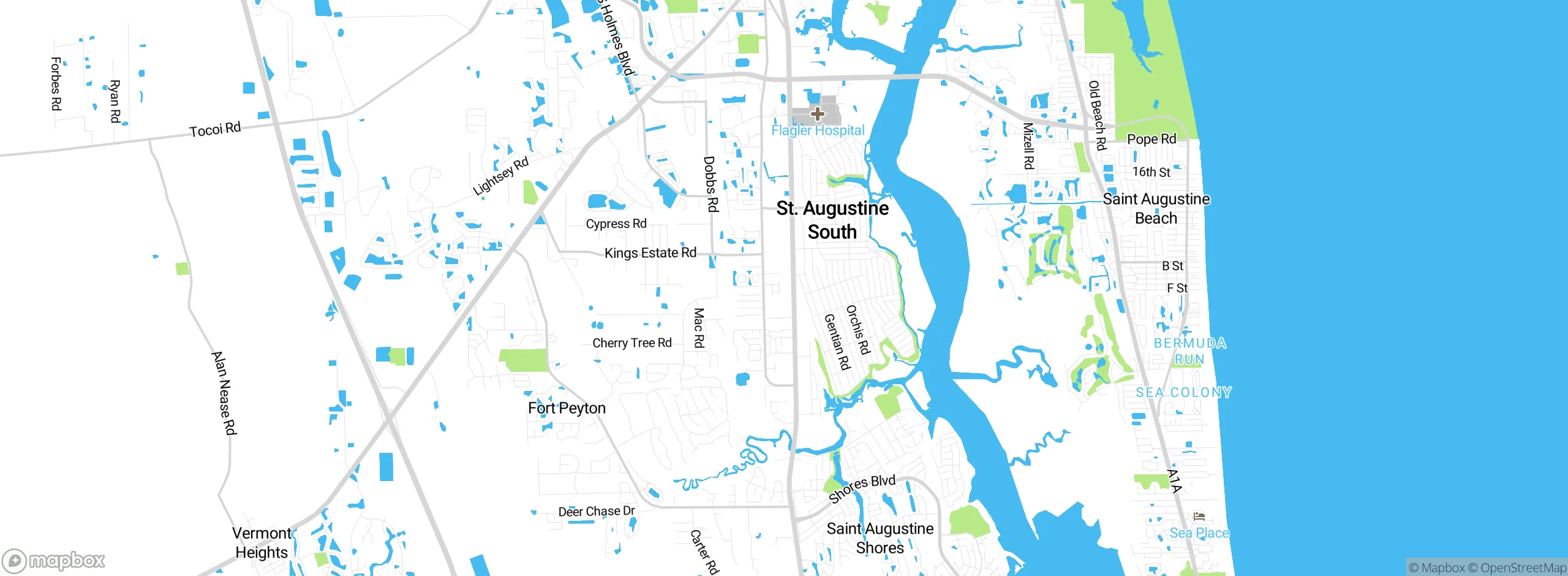 Map showing approximate location