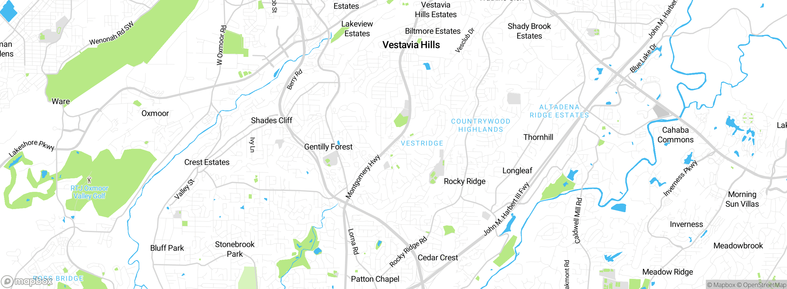 Map showing approximate location