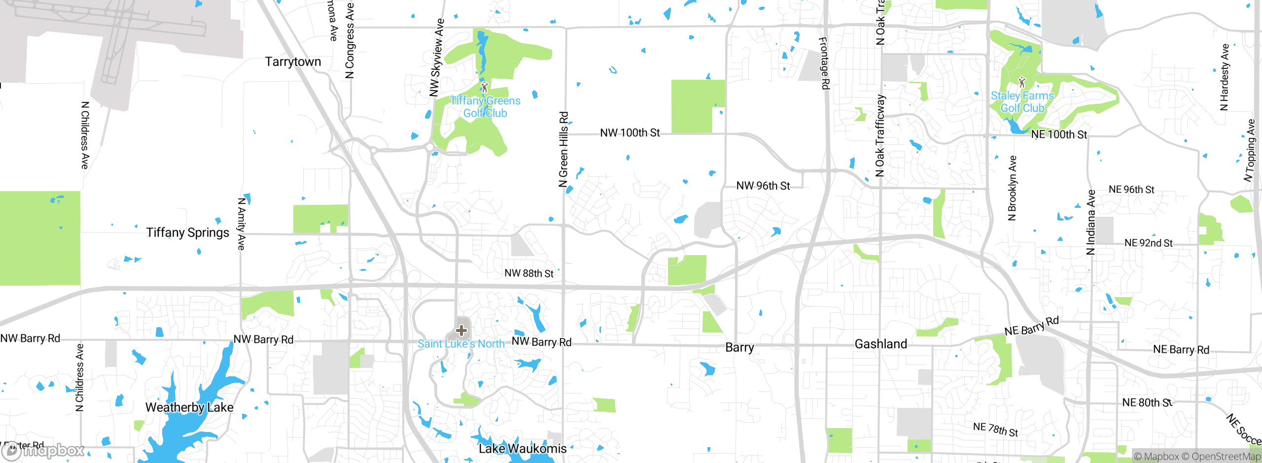 Map showing approximate location