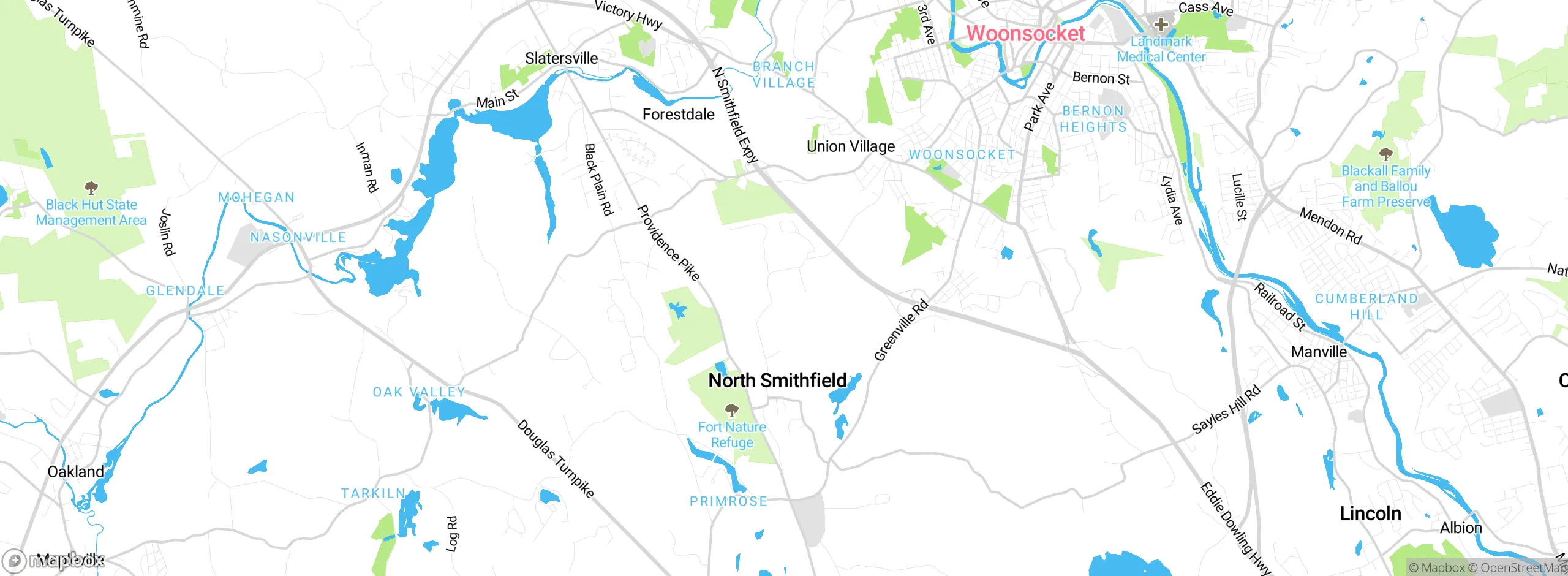 Map showing approximate location