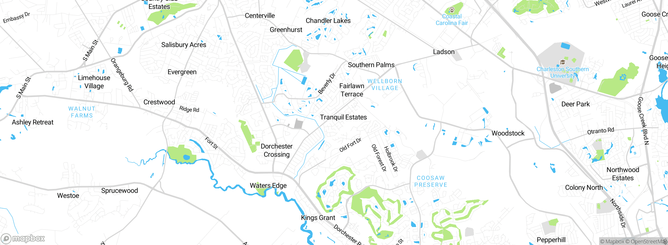 Map showing approximate location