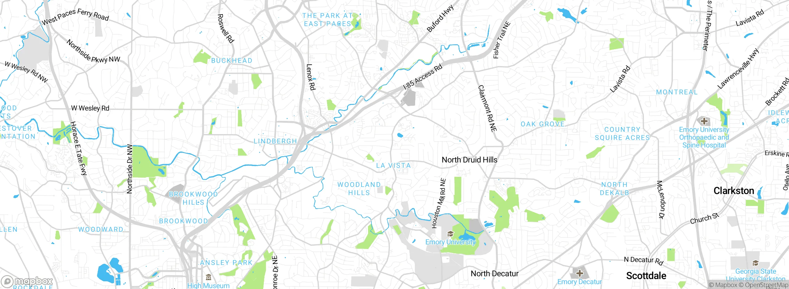 Map showing approximate location