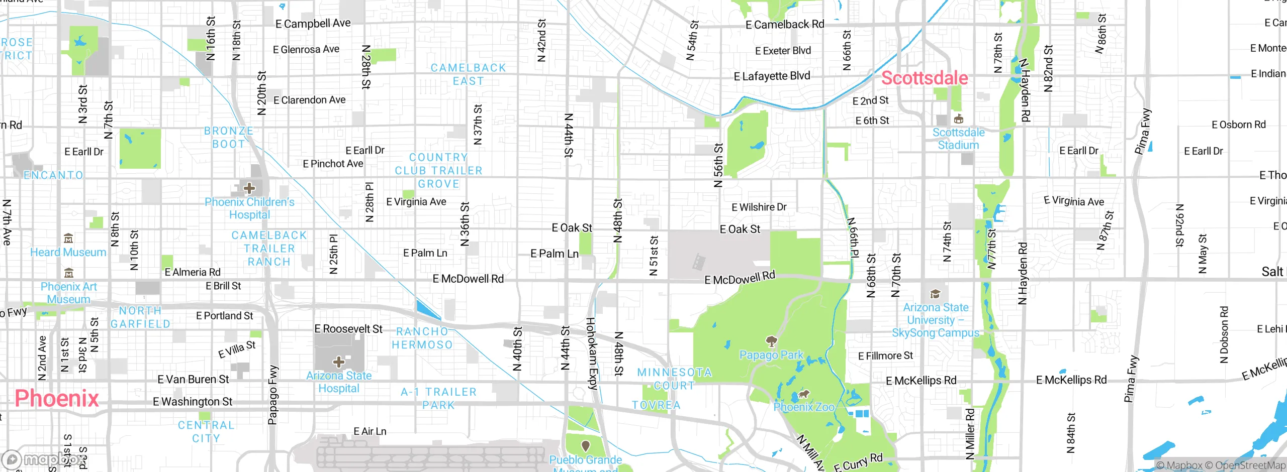 Map showing approximate location