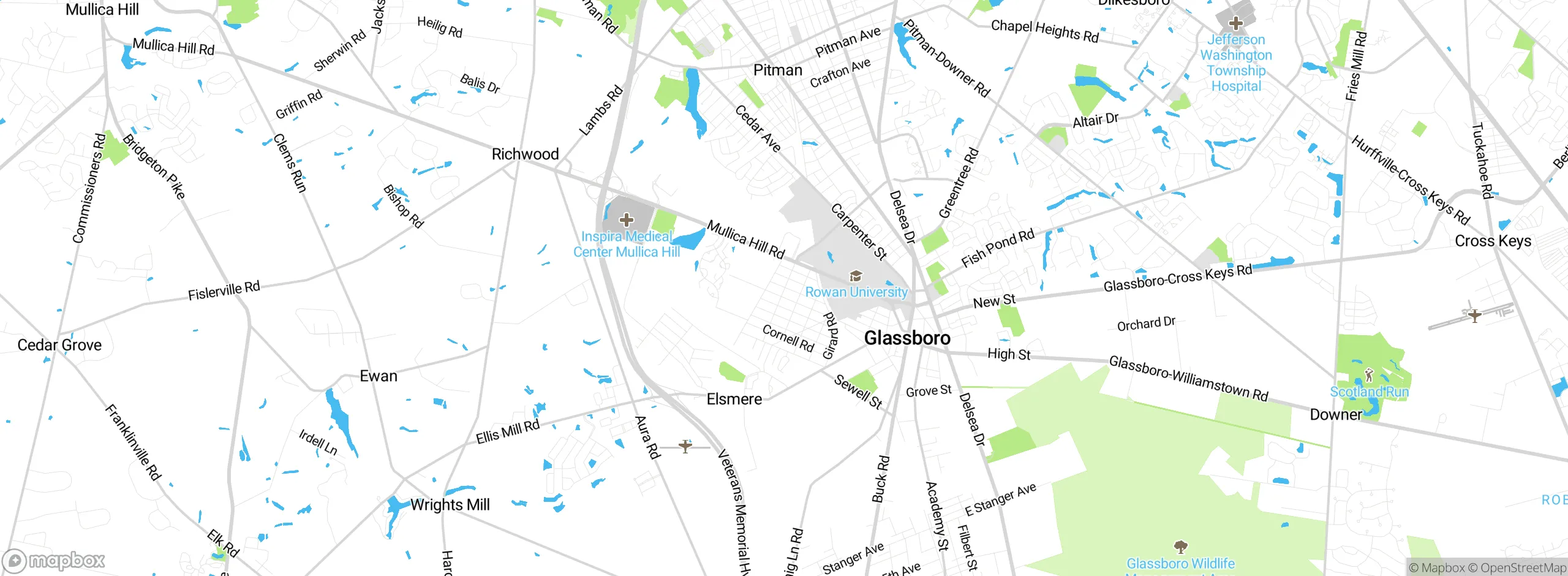 Map showing approximate location