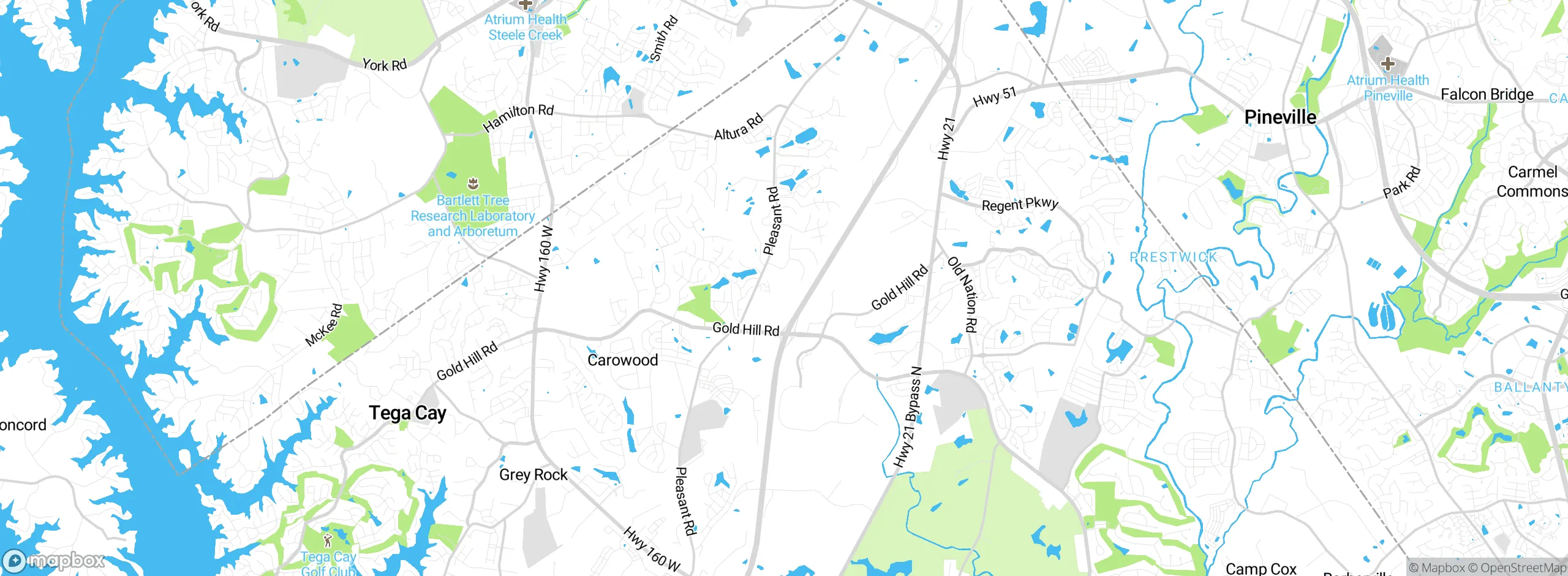 Map showing approximate location