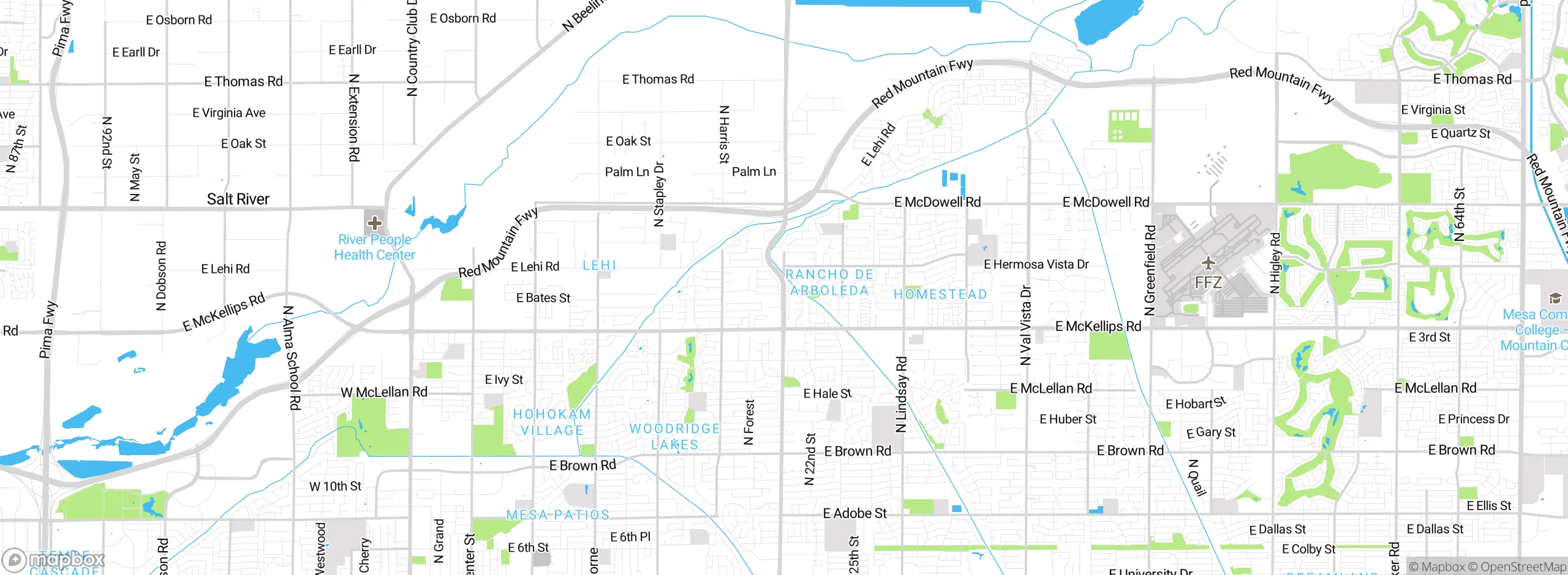 Map showing approximate location