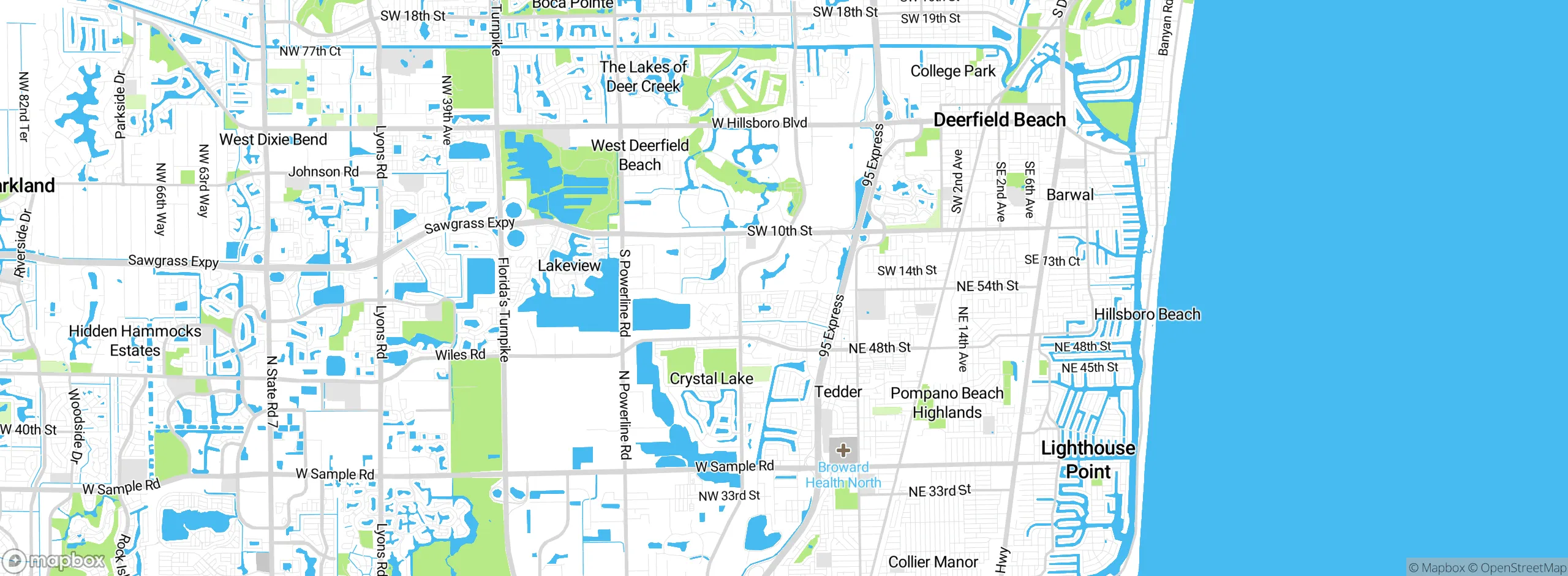 Map showing approximate location
