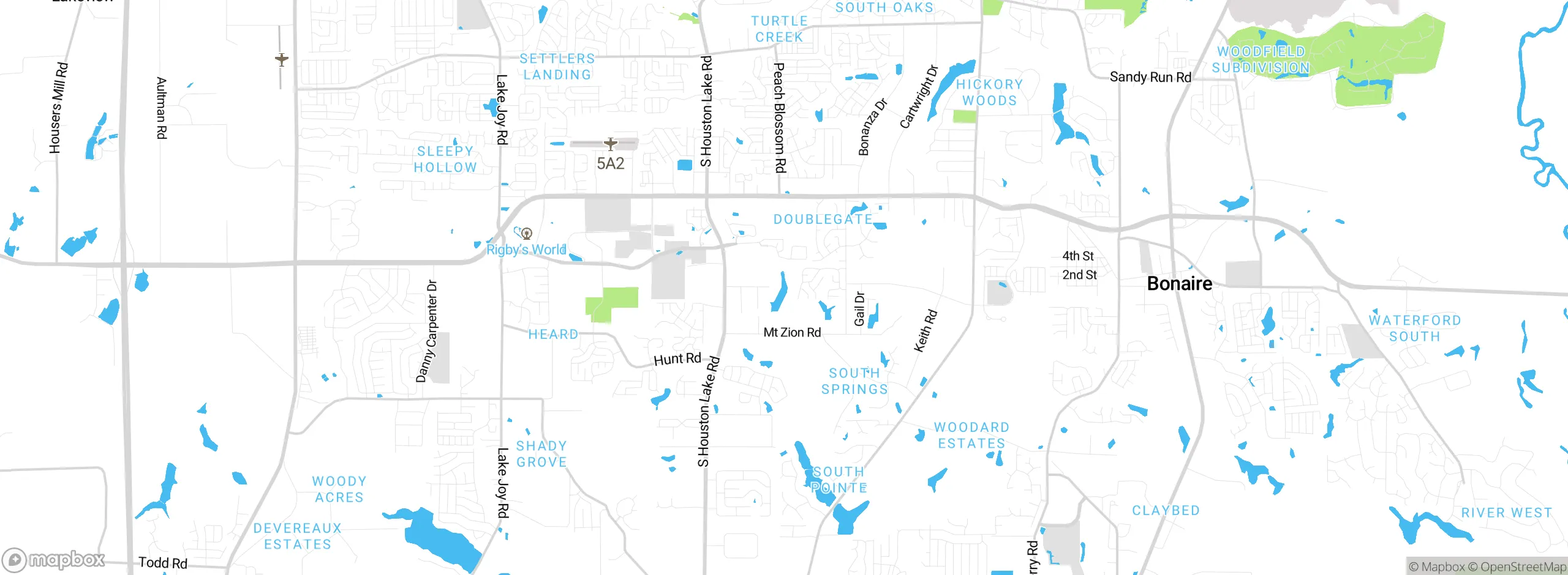 Map showing approximate location