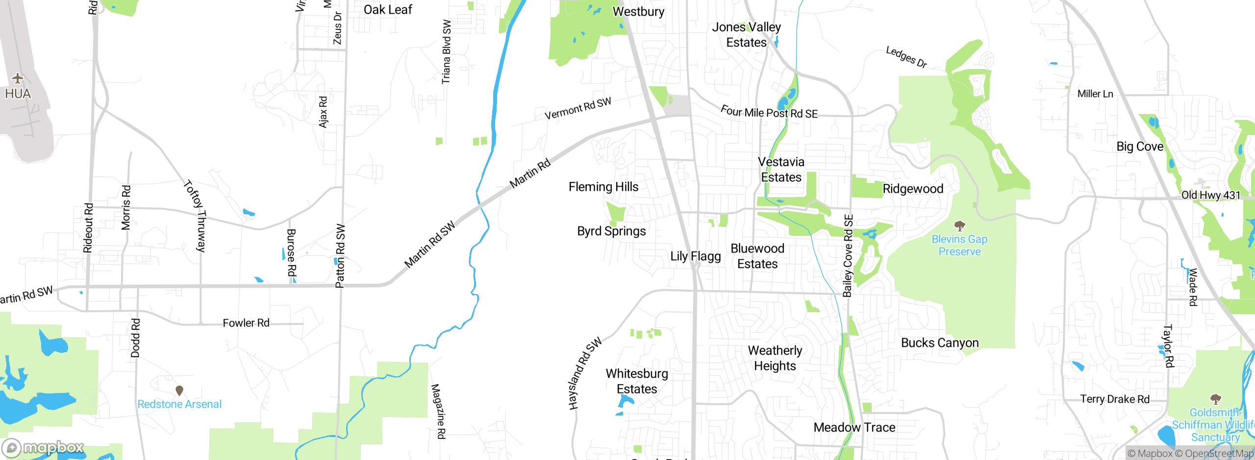 Map showing approximate location