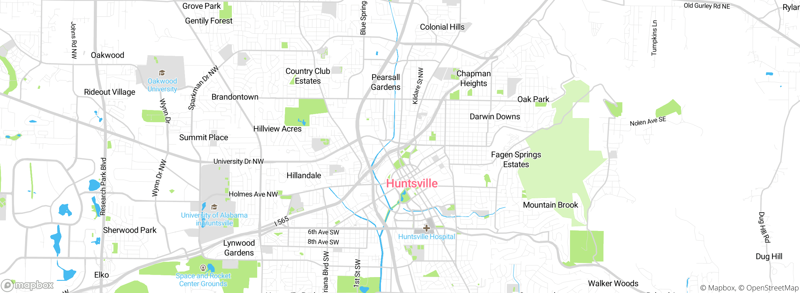 Map showing approximate location