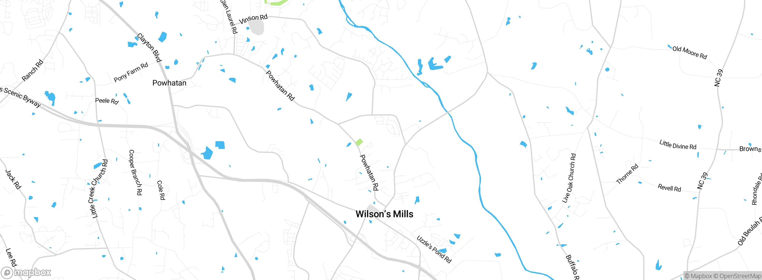 Map showing approximate location