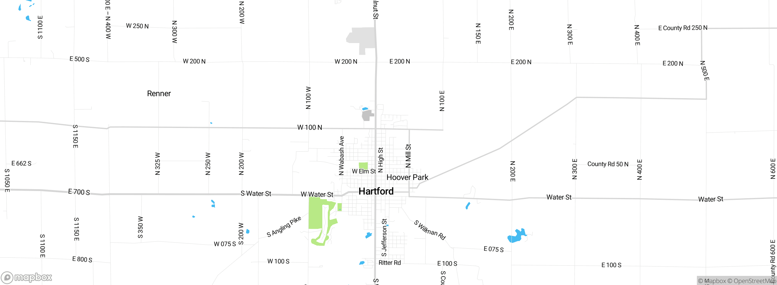 Map showing approximate location