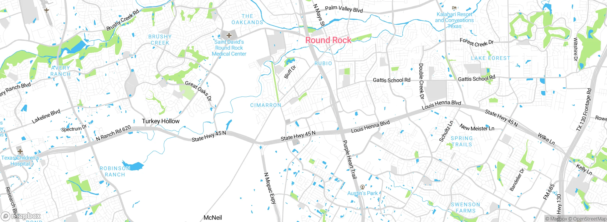 Map showing approximate location