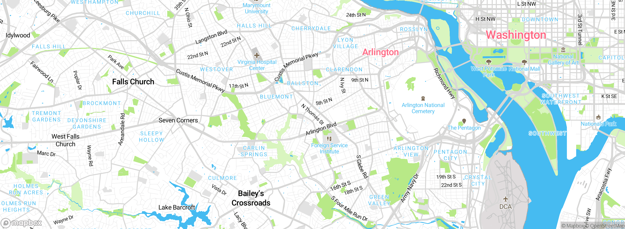Map showing approximate location