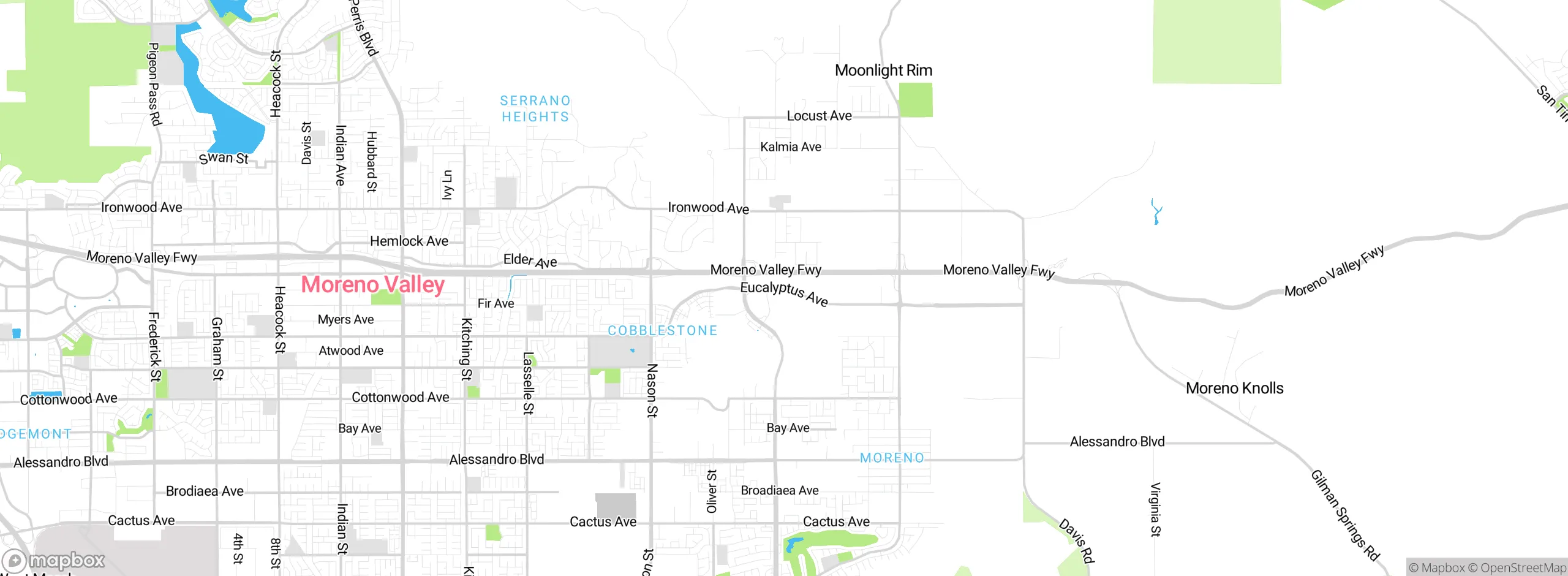 Map showing approximate location