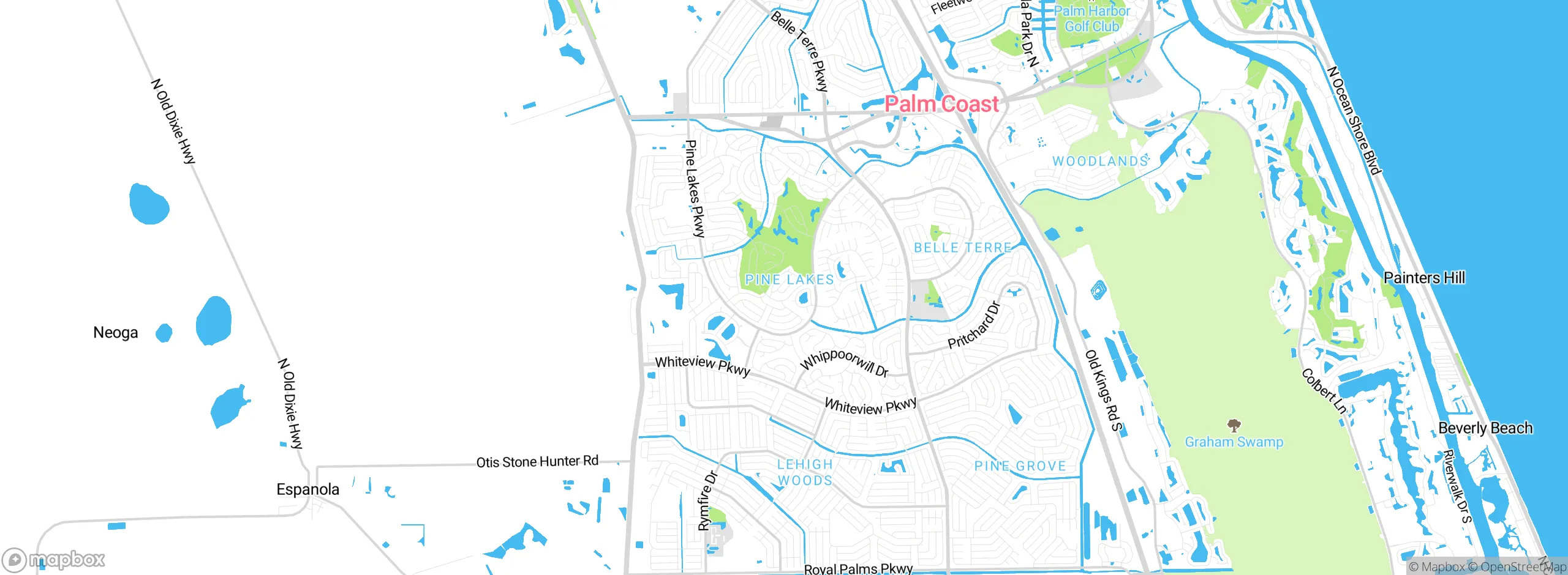 Map showing approximate location