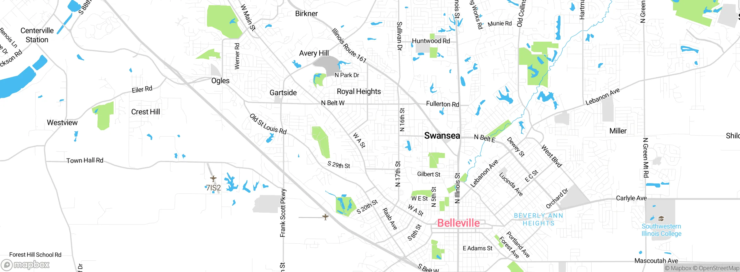 Map showing approximate location