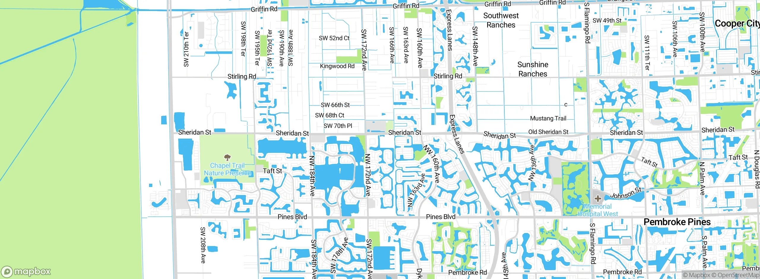 Map showing approximate location