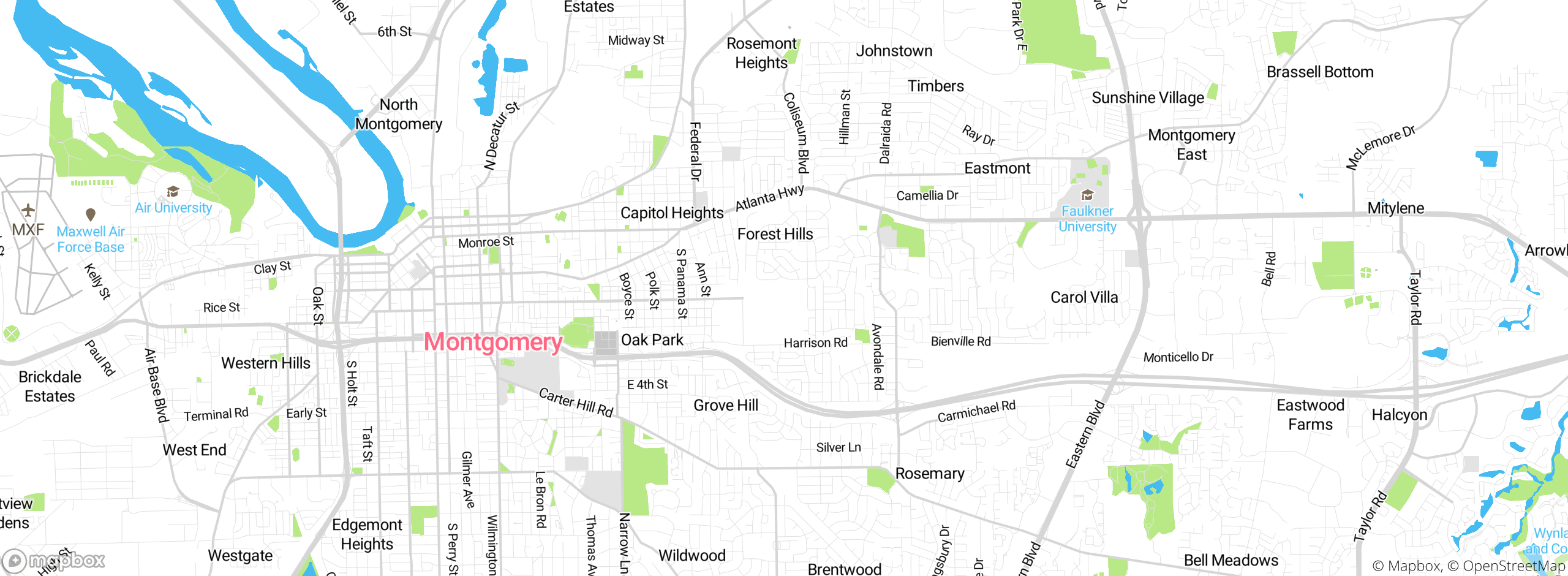 Map showing approximate location