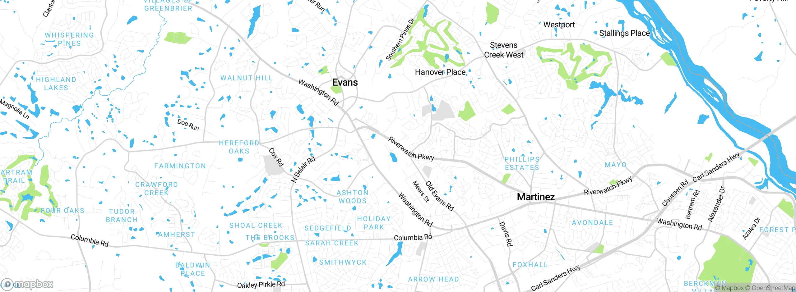 Map showing approximate location
