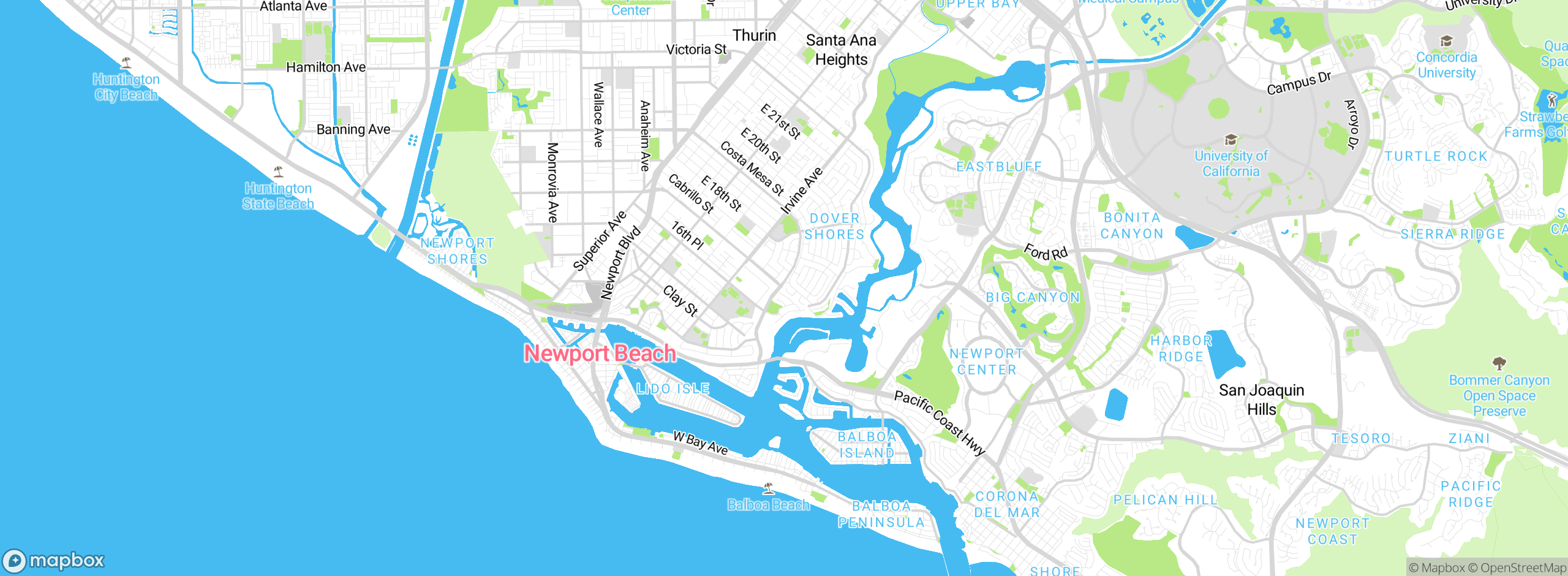 Map showing approximate location