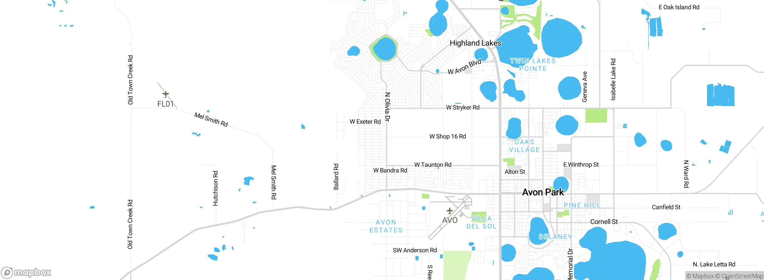 Map showing approximate location