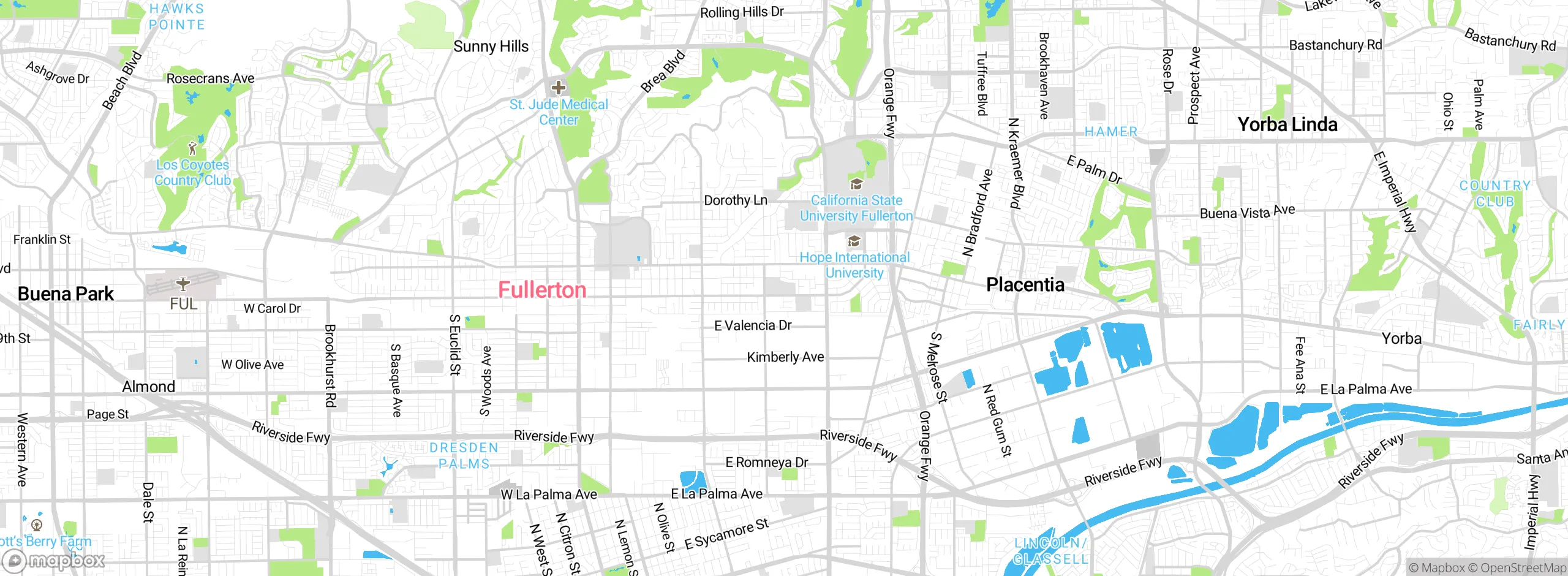 Map showing approximate location