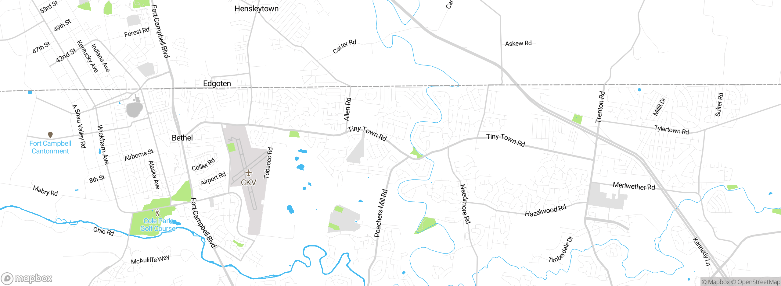 Map showing approximate location