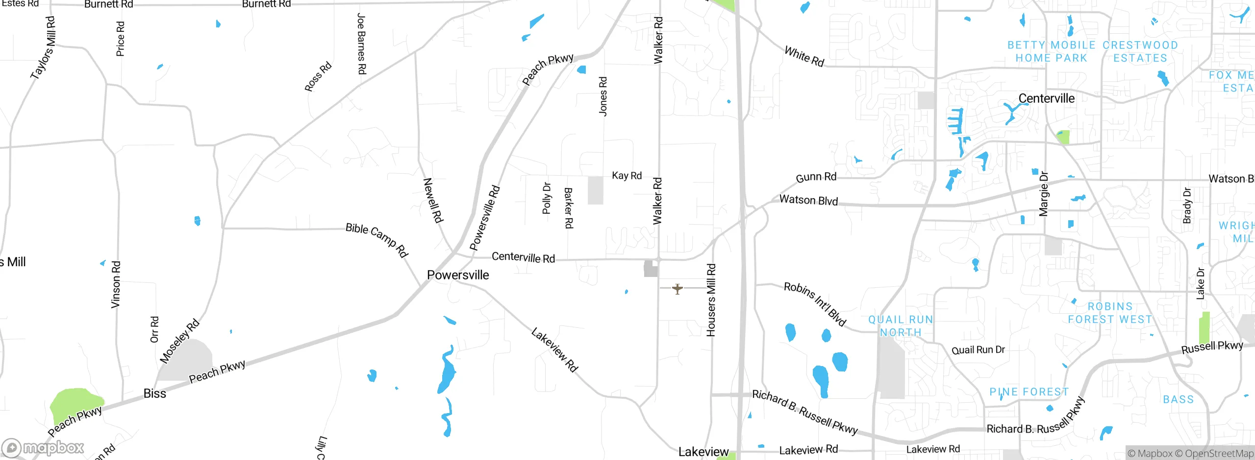 Map showing approximate location