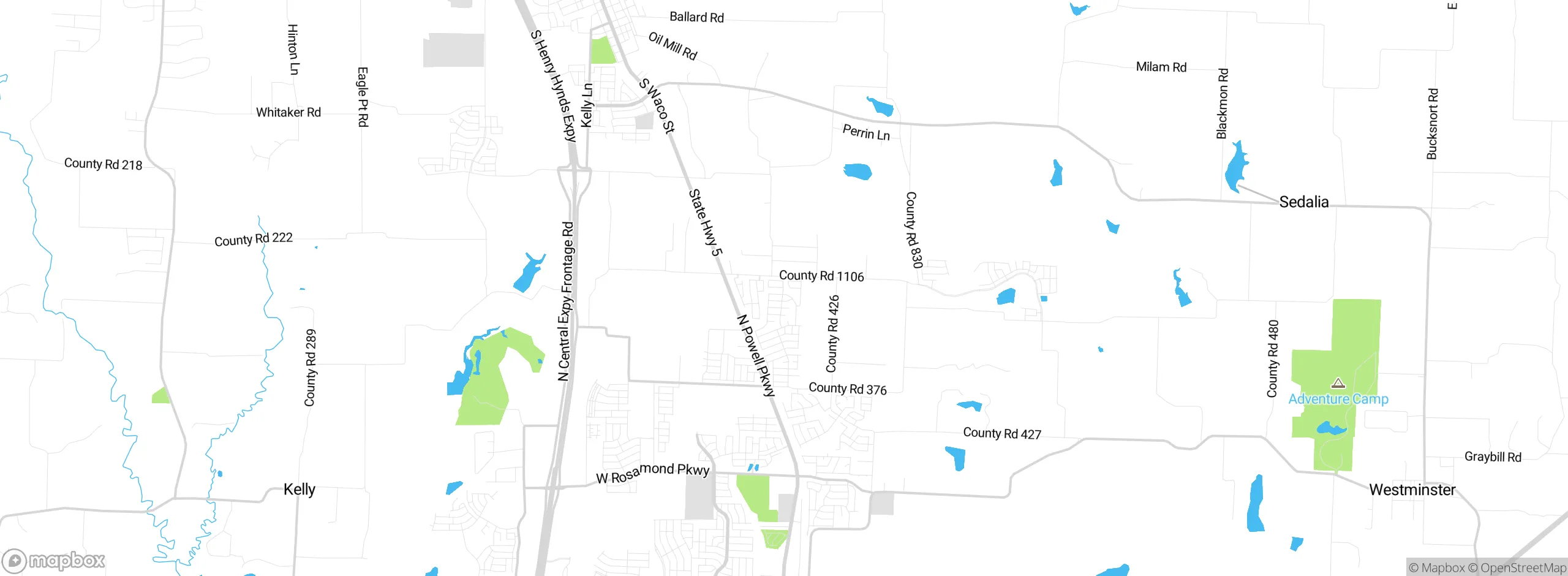 Map showing approximate location