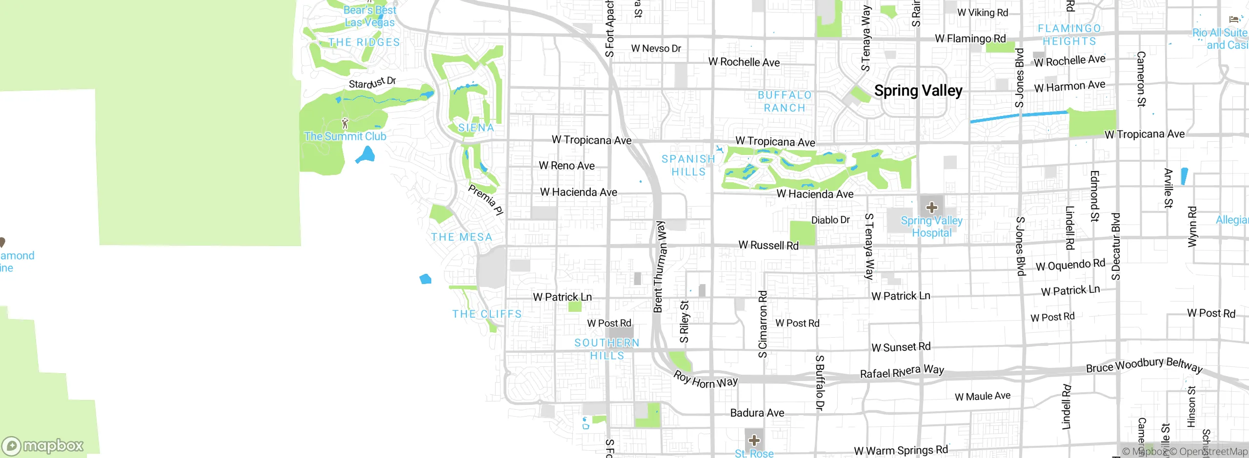 Map showing approximate location