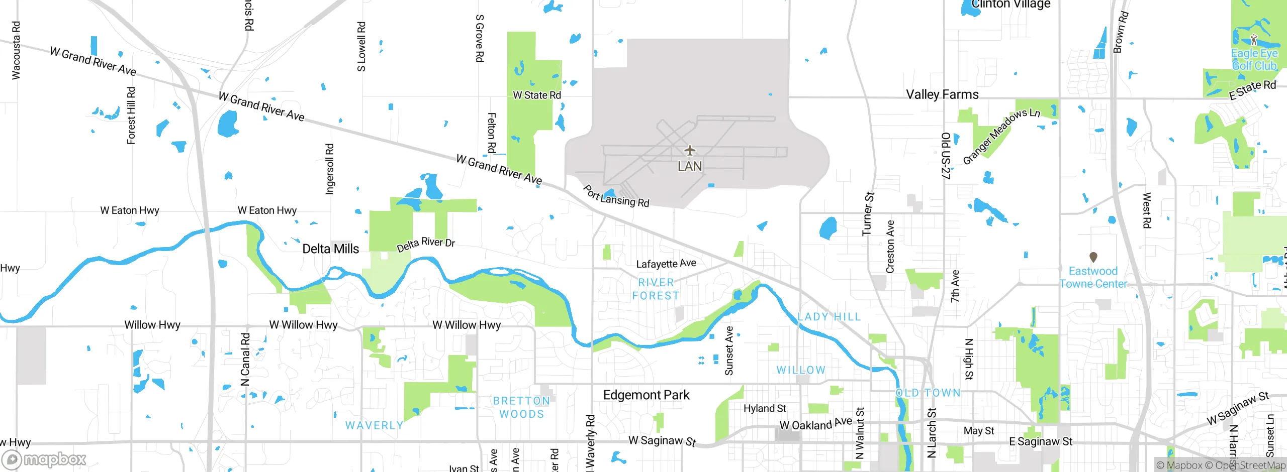 Map showing approximate location