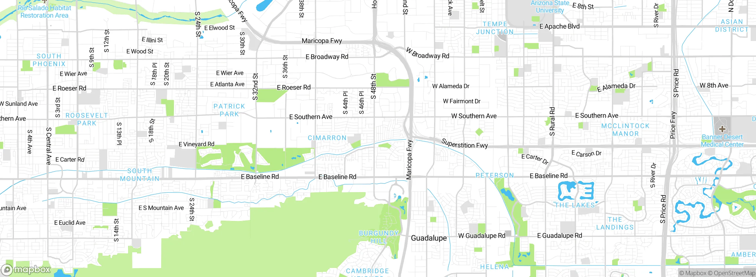 Map showing approximate location