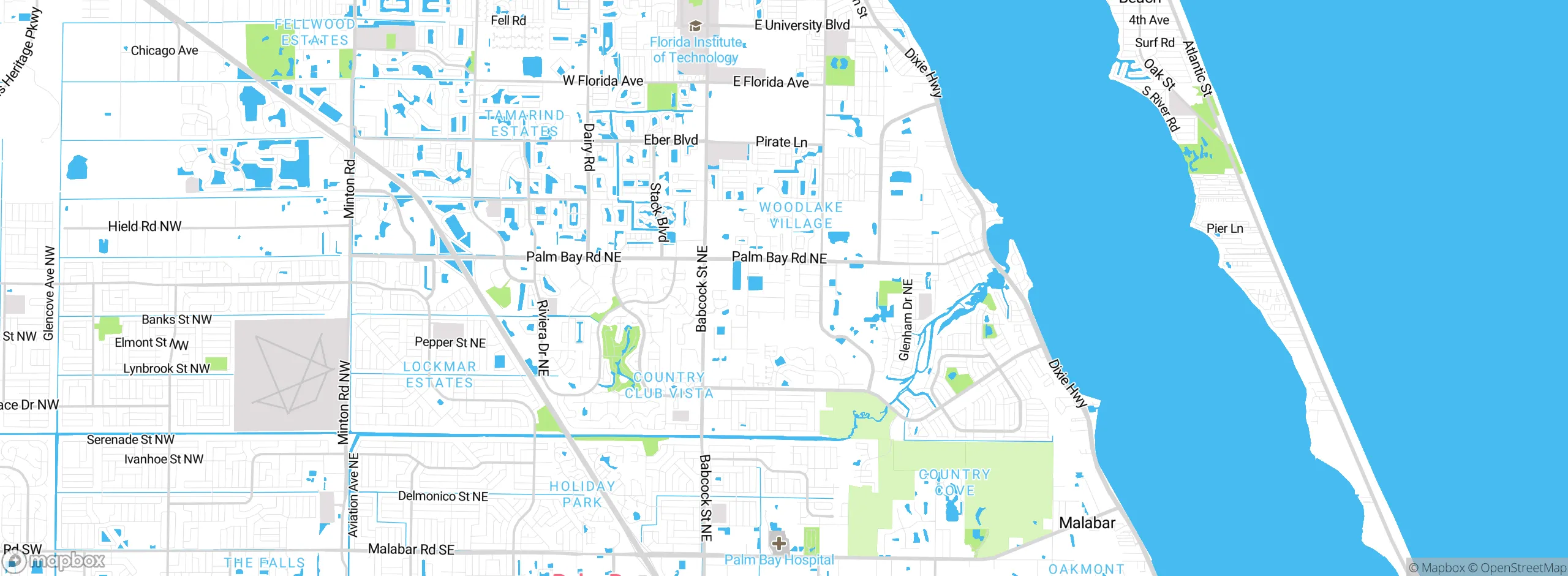 Map showing approximate location