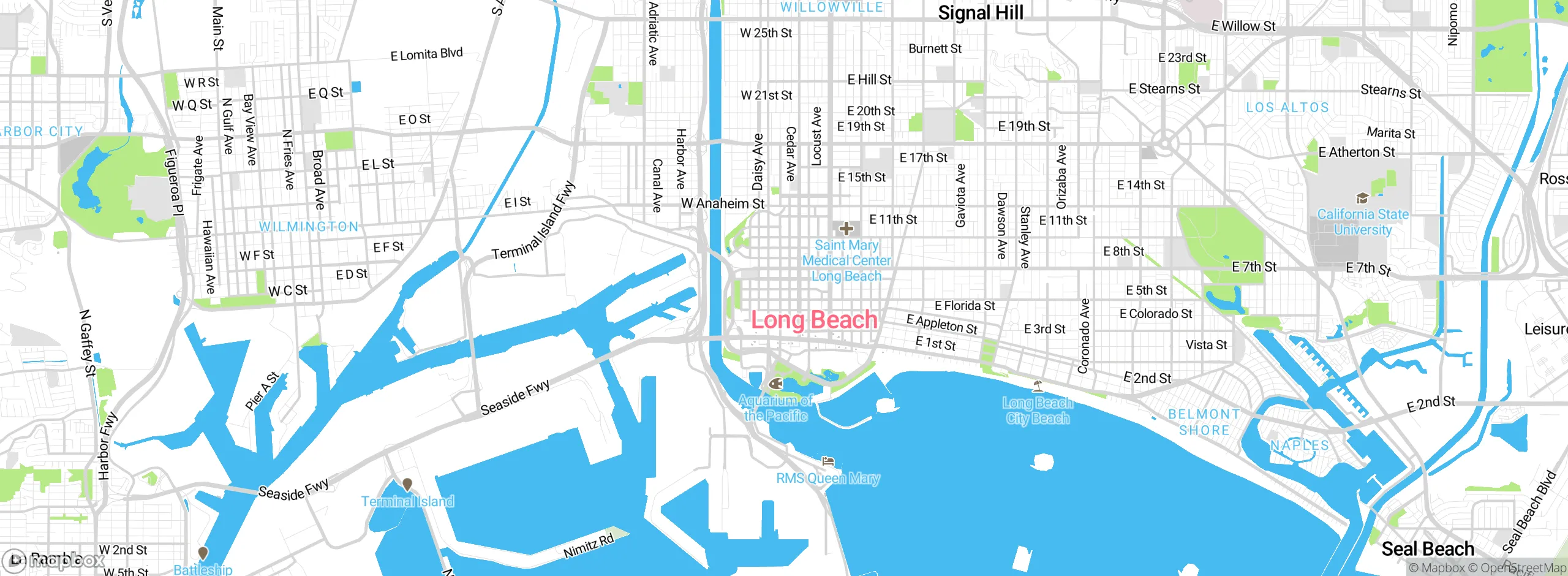 Map showing approximate location
