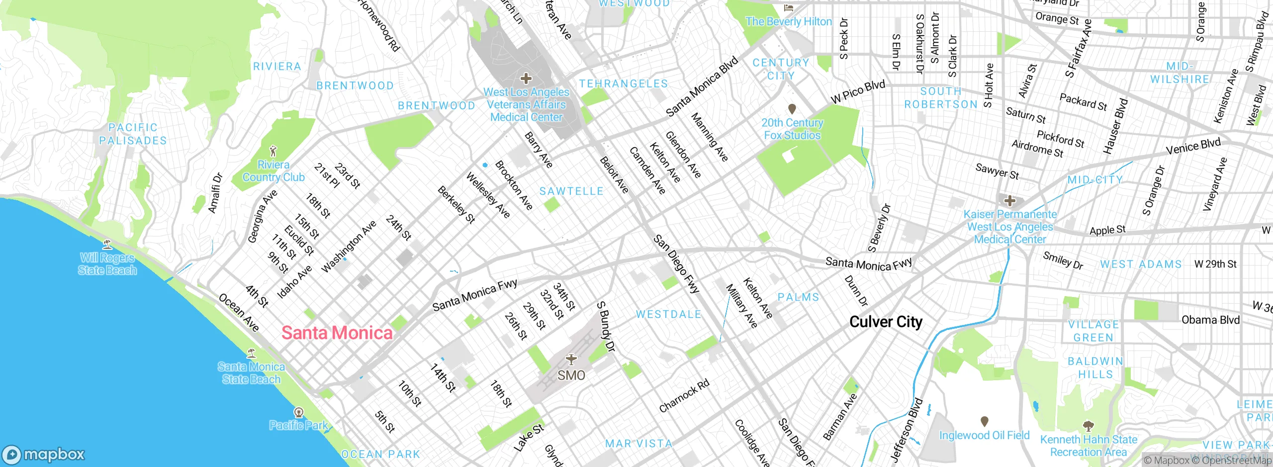 Map showing approximate location