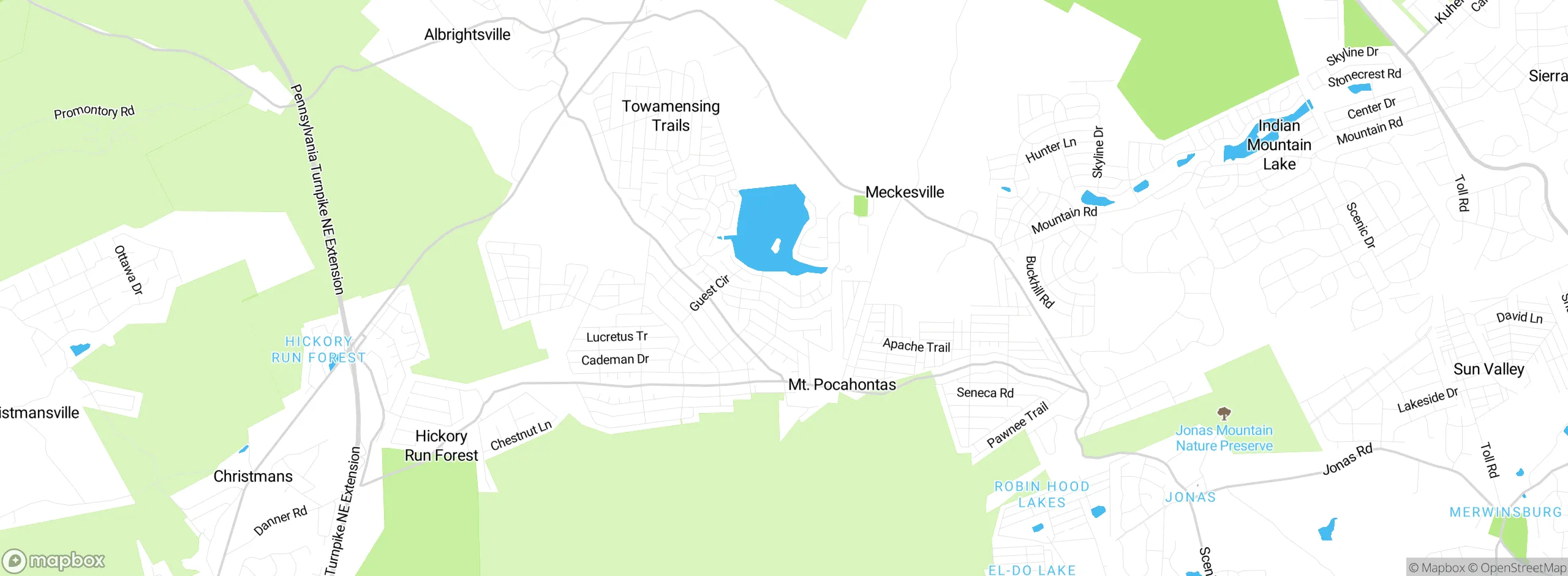 Map showing approximate location