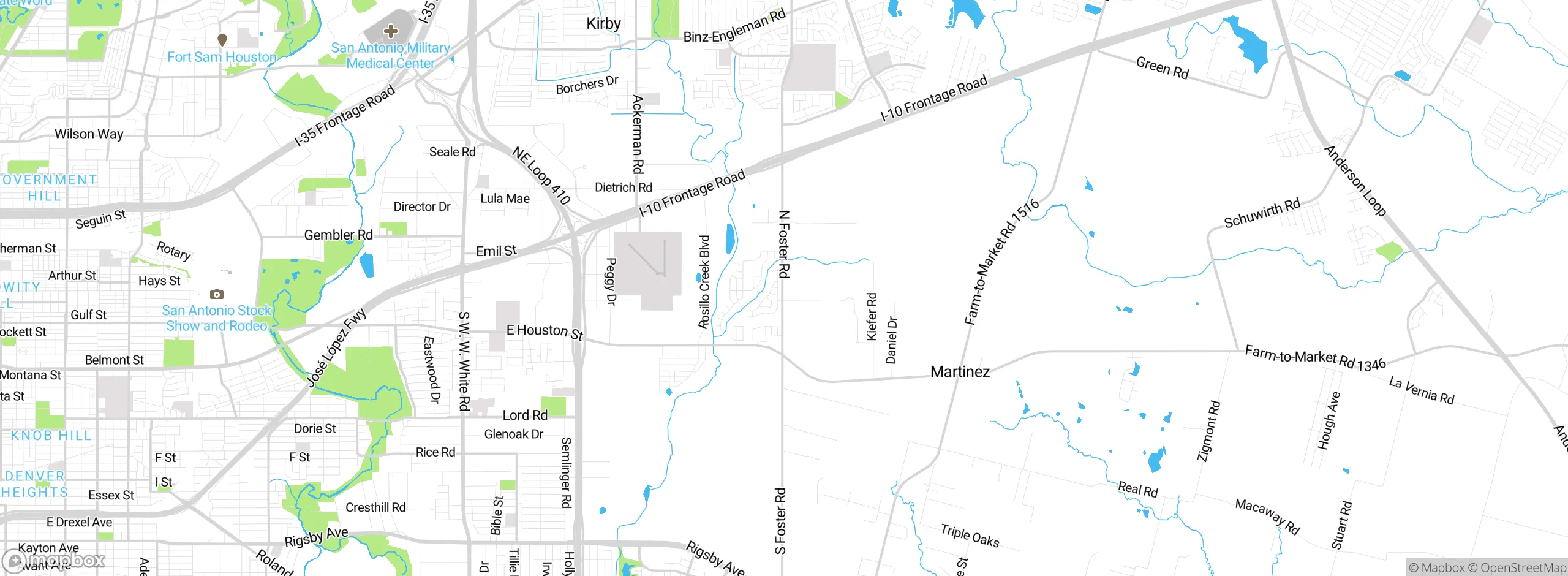 Map showing approximate location