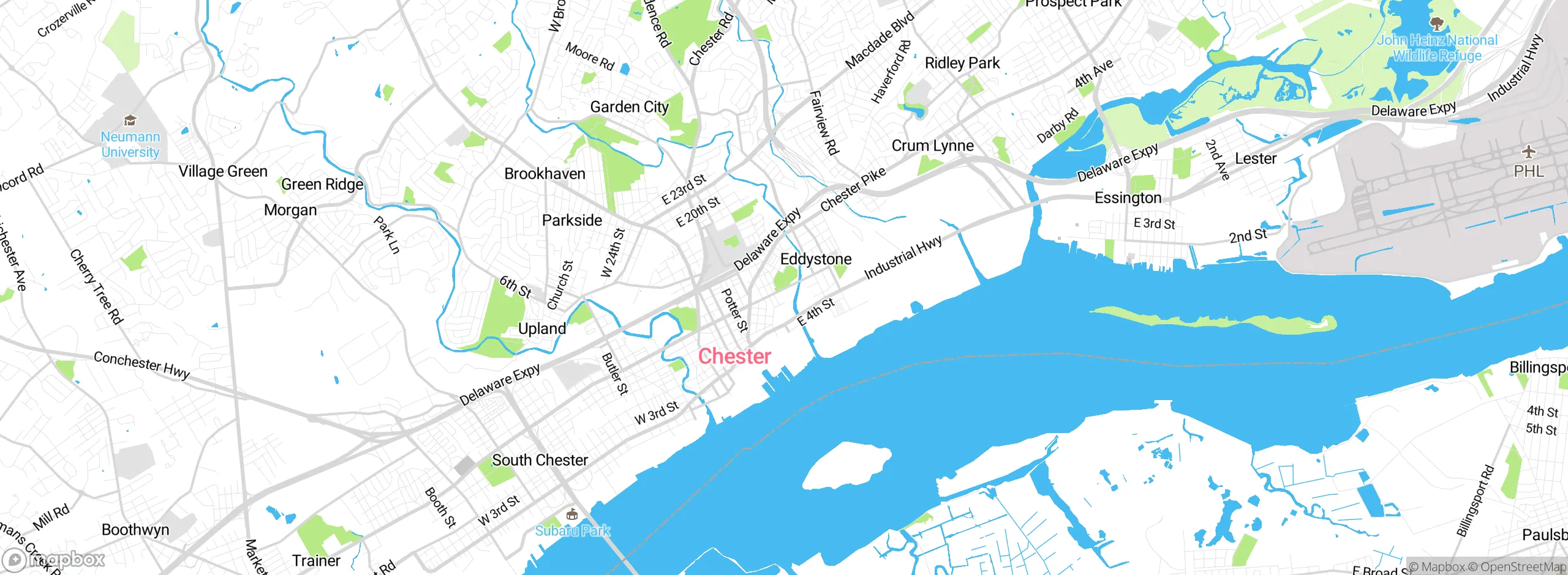 Map showing approximate location