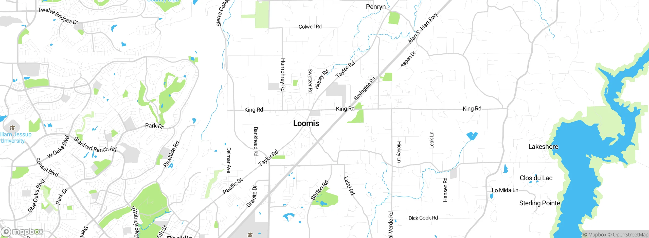 Map showing approximate location