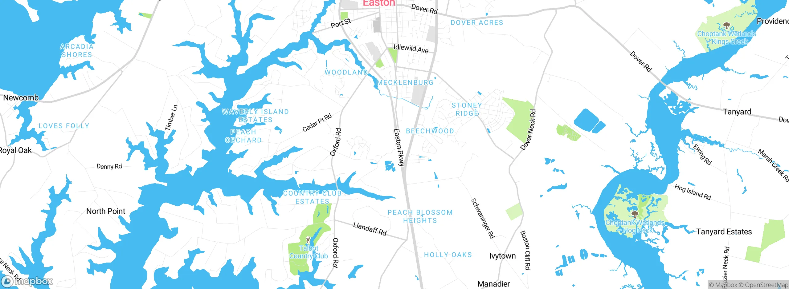Map showing approximate location