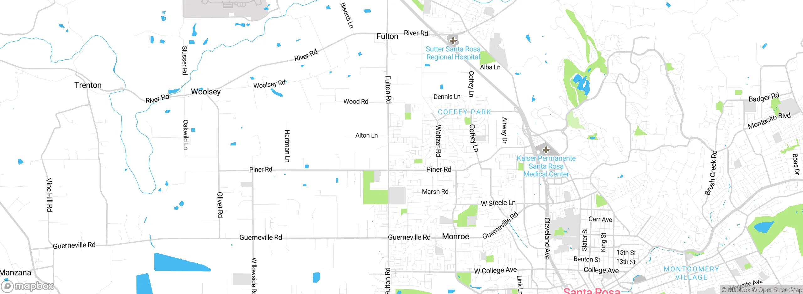Map showing approximate location