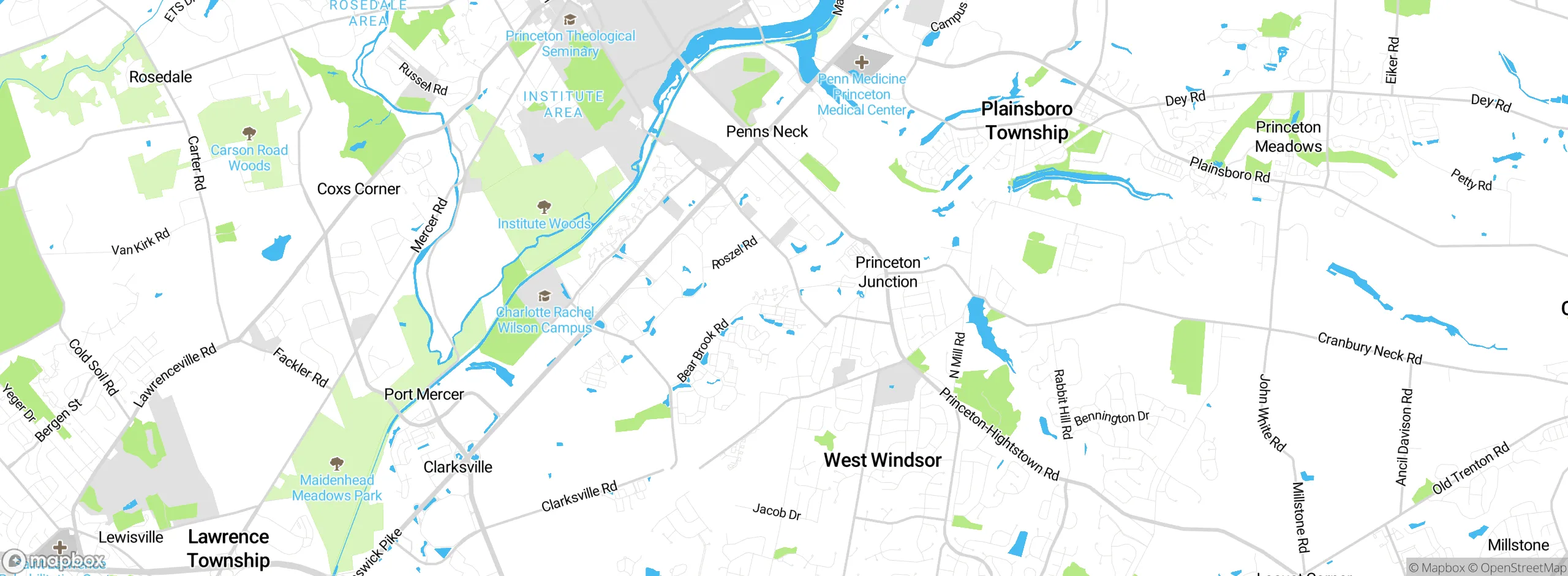 Map showing approximate location