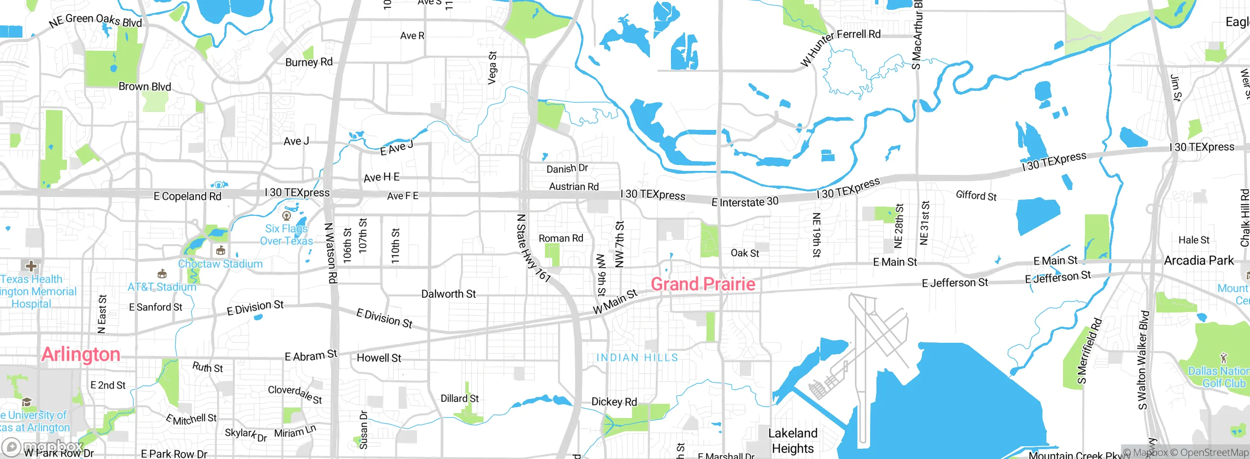 Map showing approximate location
