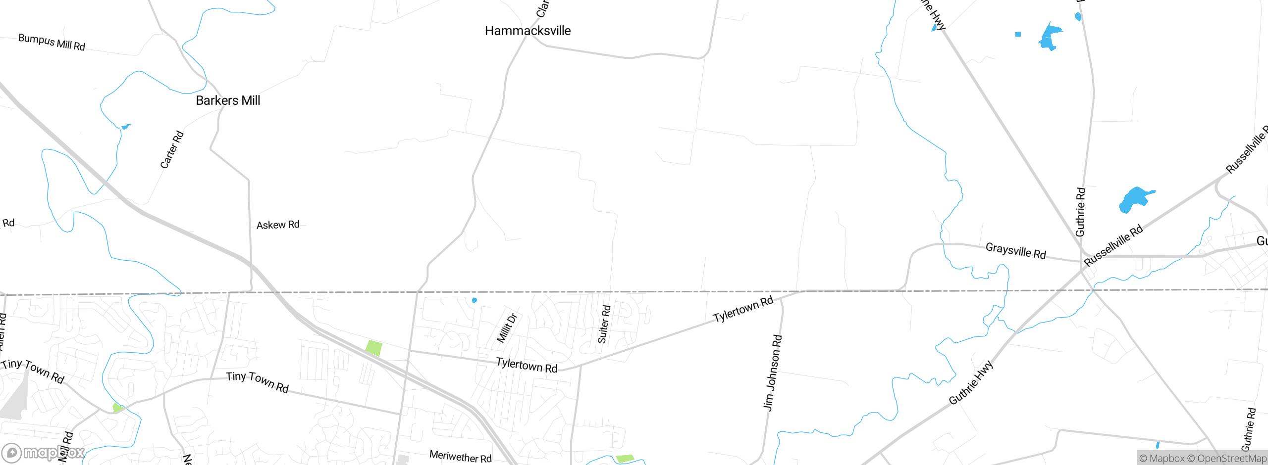 Map showing approximate location